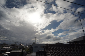 台風前の夕方 SONY NEX-C3 Kaxinda 14mm F3.5 絞りF8