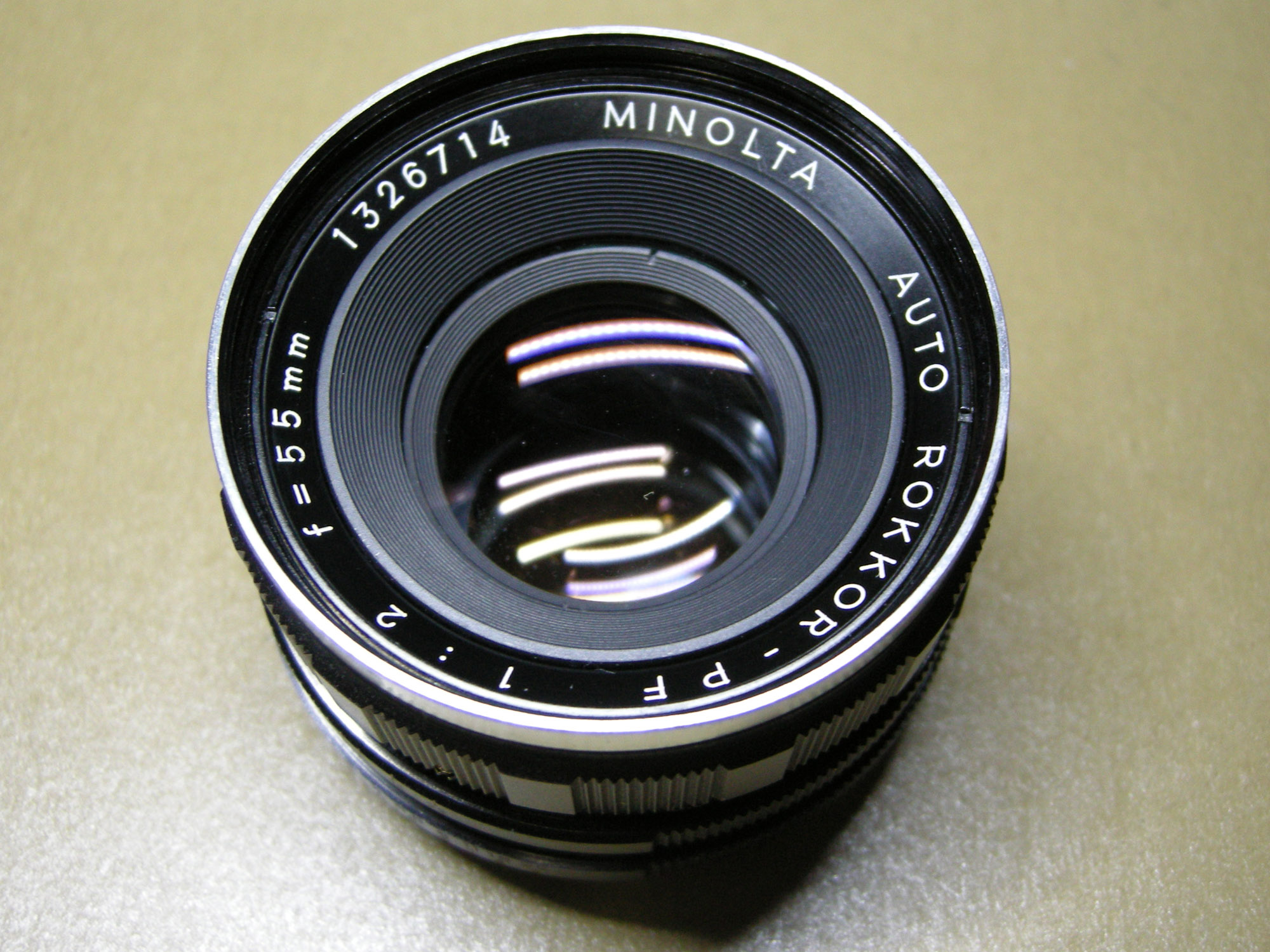 Minolta Auto Rokkor-PF f=55mm